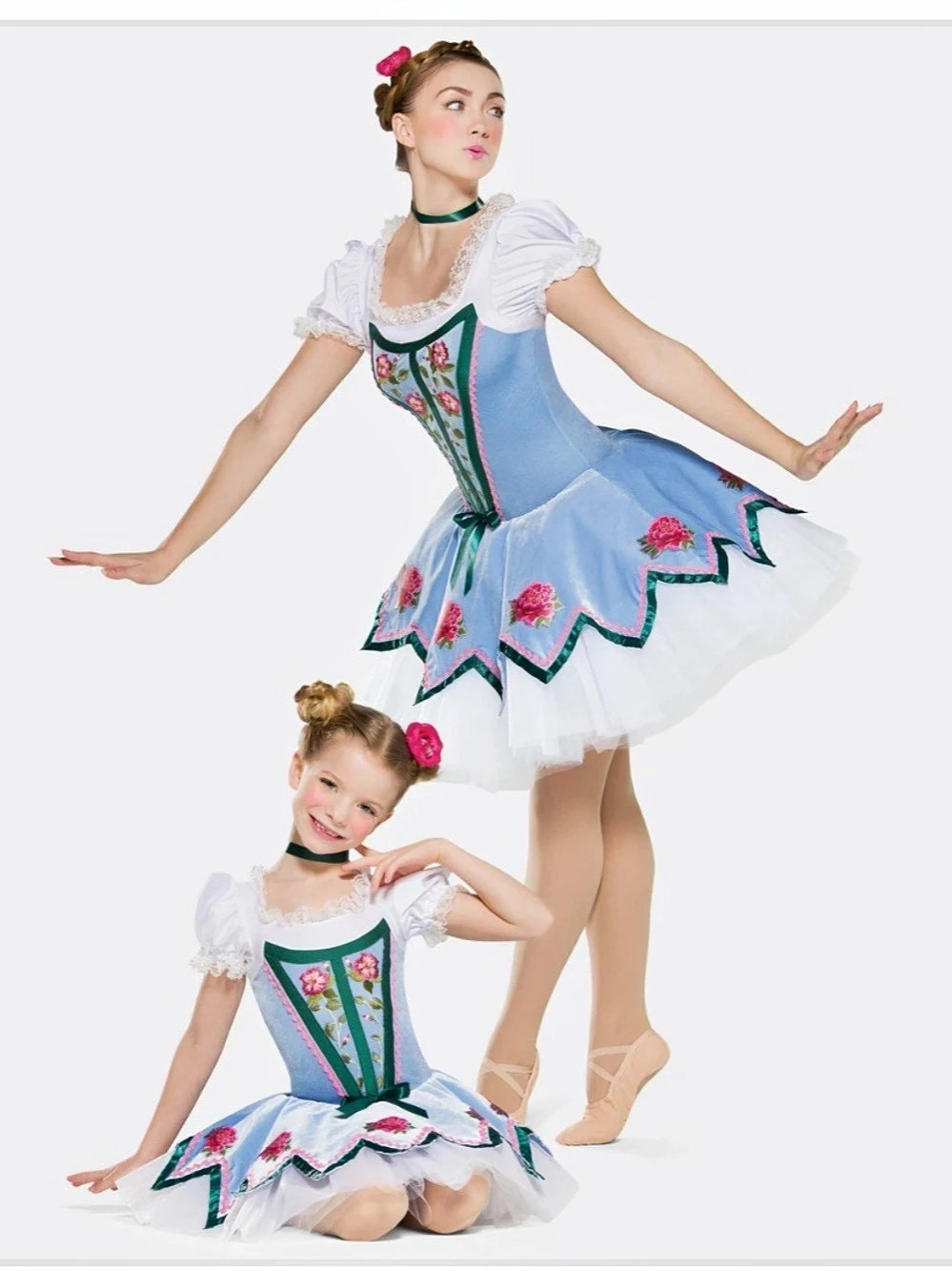 Revolution Dancewear MAGIC DOLL Embroidered Floral Dress Costume